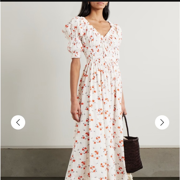 Doen Dresses & Skirts - Doen ischia Floral White Dress NWT